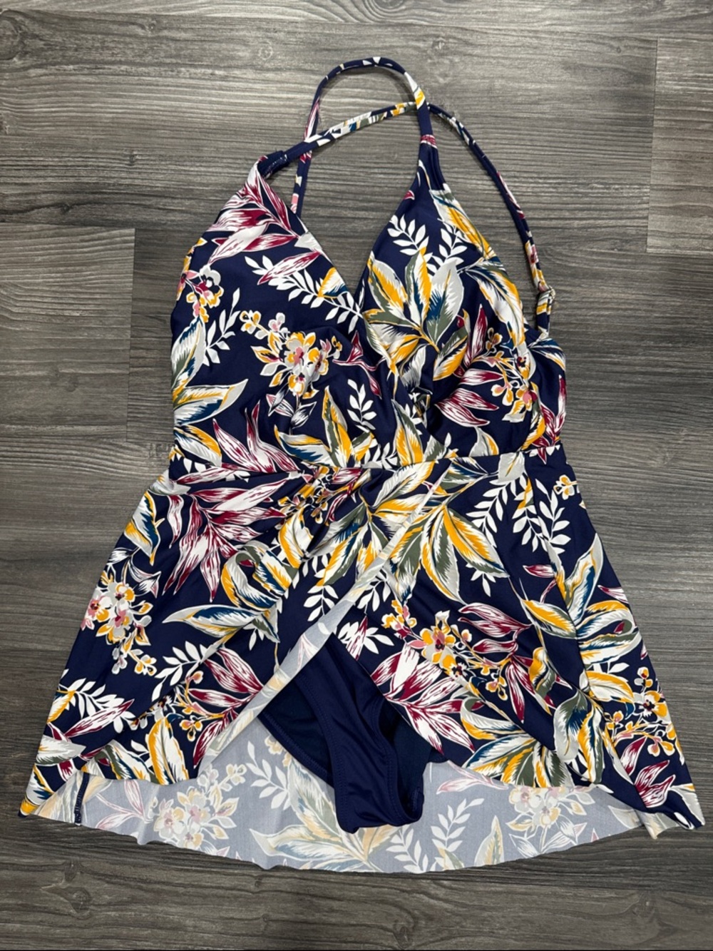 Anne Cole Floral Swimsuit Size 10 EUC